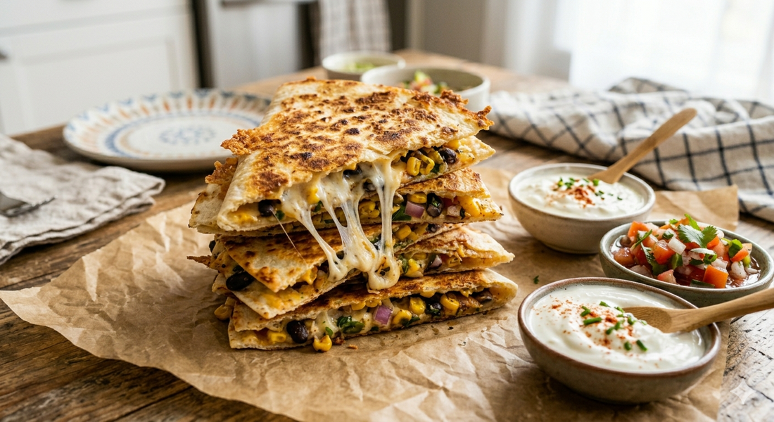Onion & Herb Quesadillas