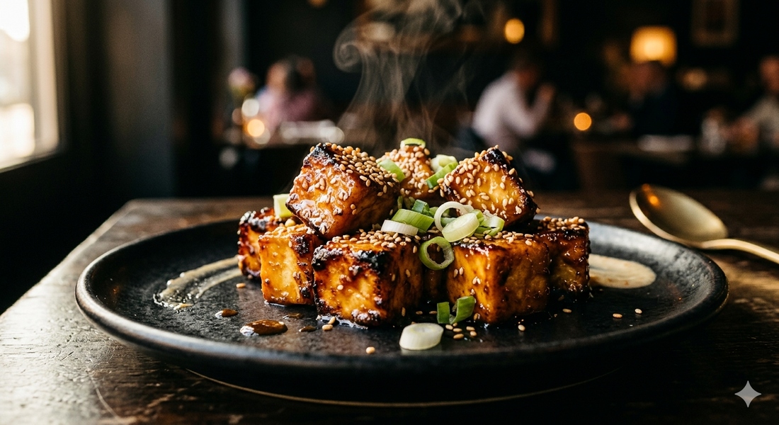 Ginger Honey Glazed Paneer